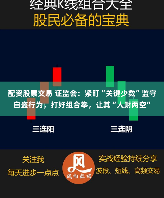 配资股票交易 证监会：紧盯“关键少数”监守自盗行为，打好组合拳，让其“人财两空”